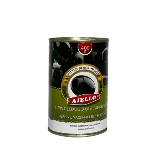 Aiello Pitted Black Olive, 300gr