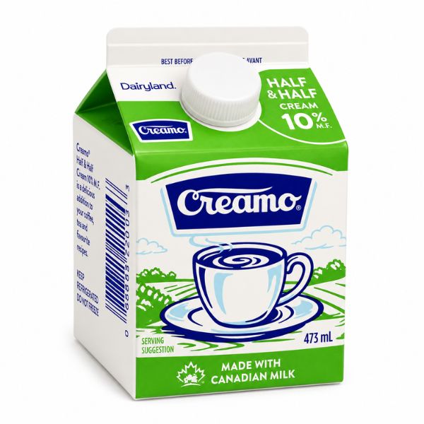 Dairyland 10% Half & Half Cream, 473ml