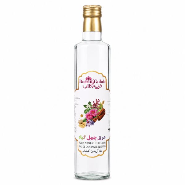 عرق چهل گیاه درین گلاب — ۵۰۰ میلیلیتر