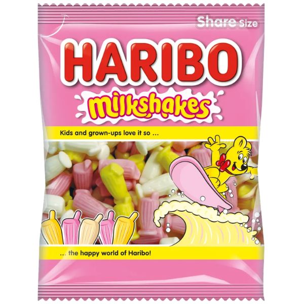 Haribo Milk Shakes, 140gr
