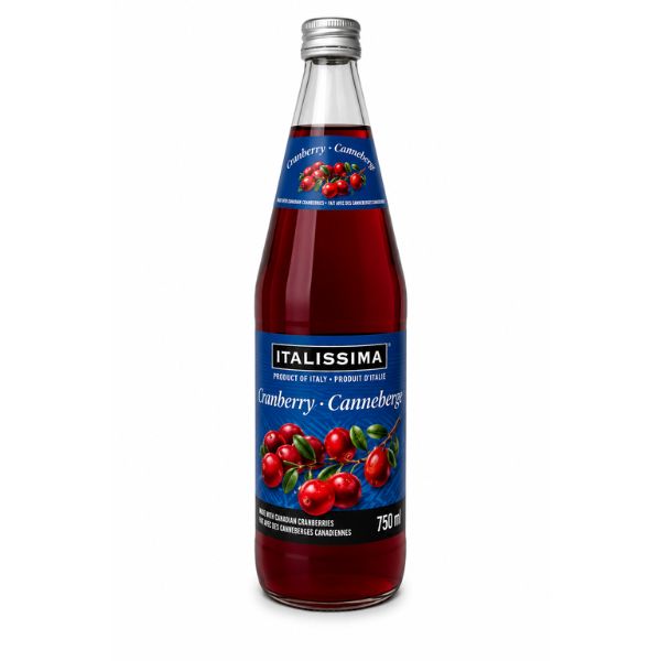 Italissima Cranberry Italian Soda, 1L
