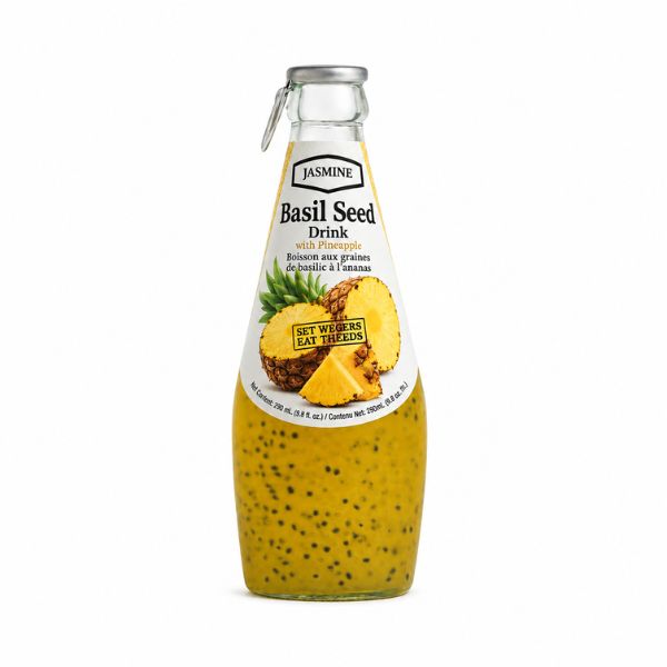 Jasmine Basil Seed Drink Pineapple, 290mL