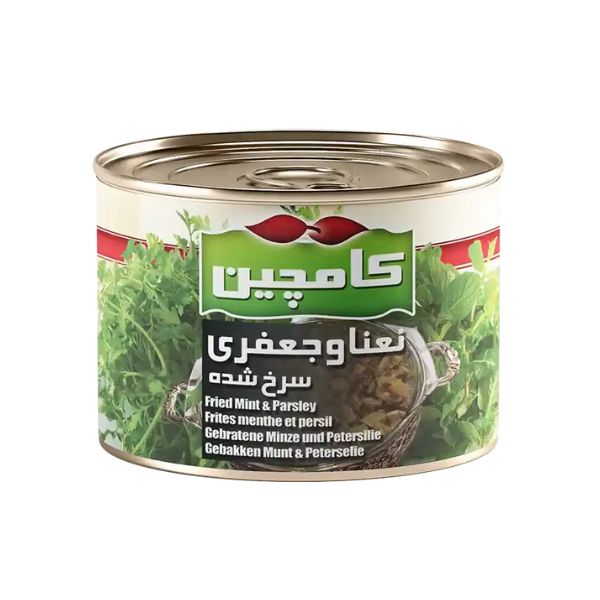 نعنا جعفری سرخ شده کامچین