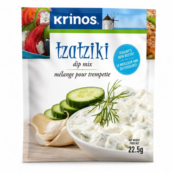 Krinos Tzatziki Dip Seasoning mix ,22.5gr
