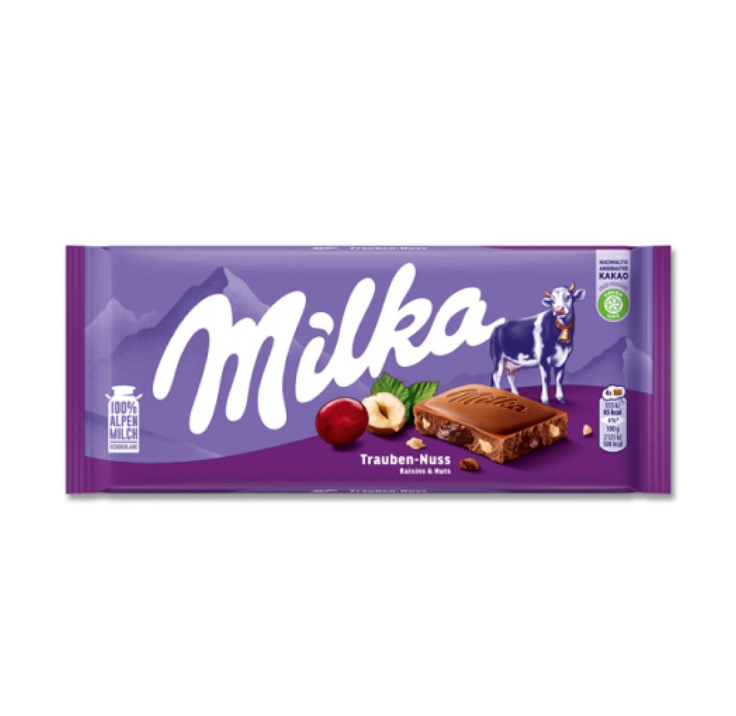 Milka Raisin & Nut, 90gr