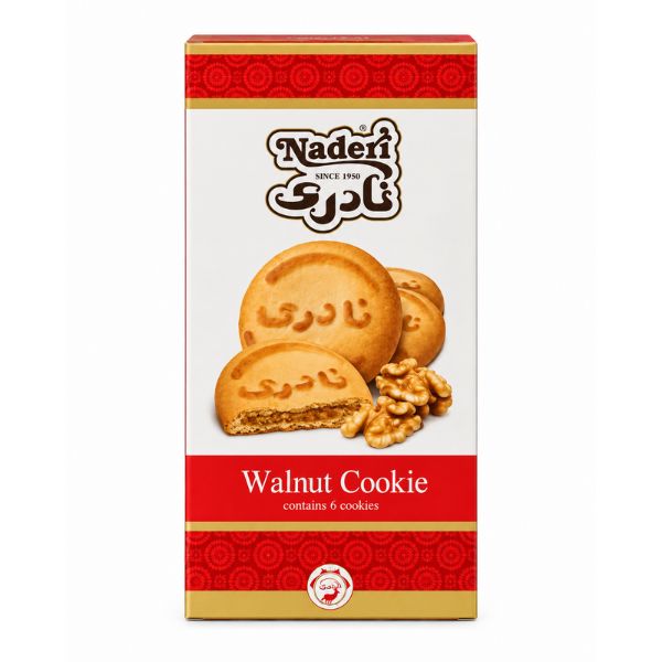 Naderi Walnut Cookie, 4pc