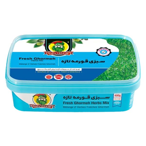 سبزی قورمه تازه پاپاوجی