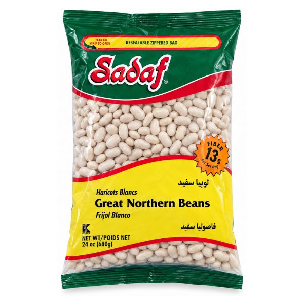 Sadaf Great Northern Beans, 680gr