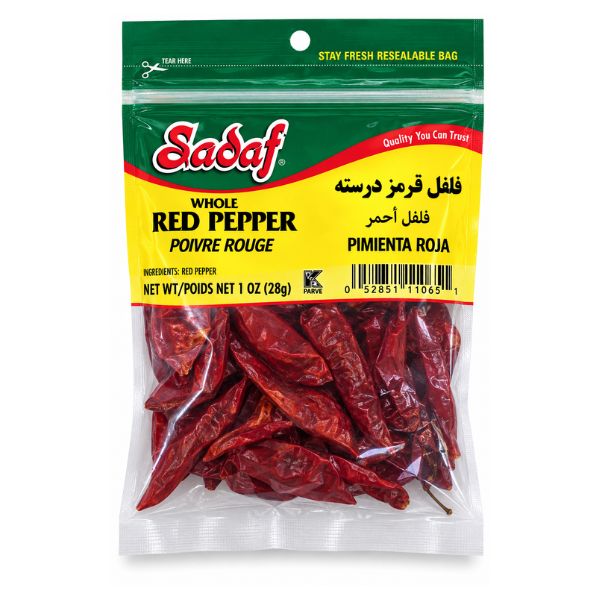 Sadaf Red Pepper Whole, 28gr