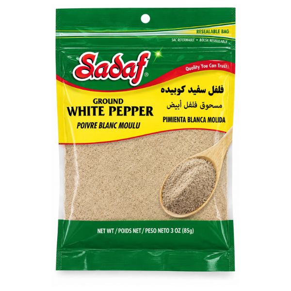 Sadaf White Pepper Ground, 85gr