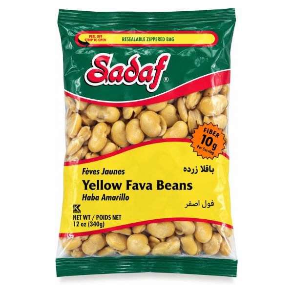 Sadaf Yellow Fava Beans, 454gr