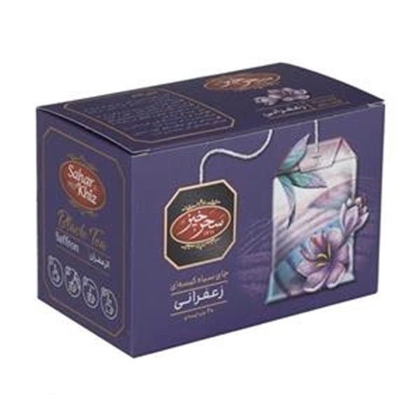 Saharkhiz Saffron Black Tea Bag 20 Ct