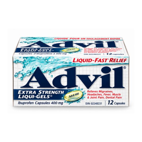 Advil Extra Strenght Liqui-Gel, 12 Capsules