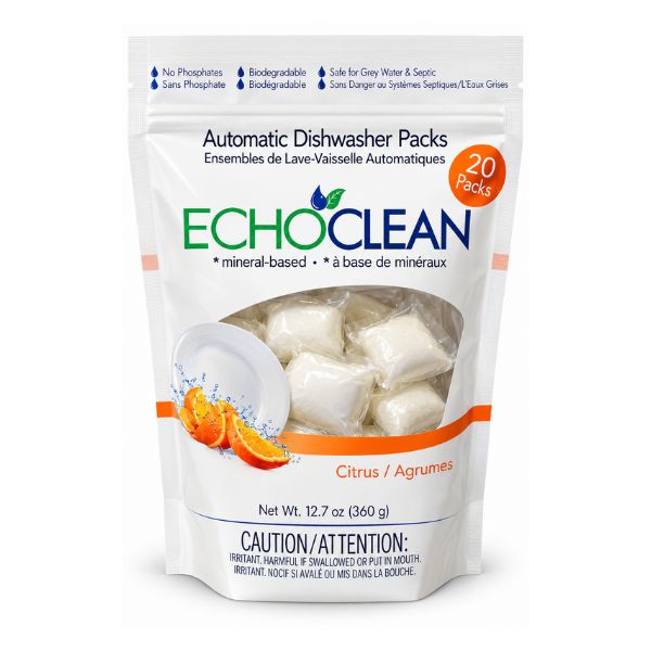 Echoclean Automatic Dishwasher, 20 Packs