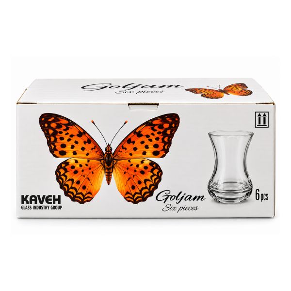 Kaveh Tea Glass, 6pcs
