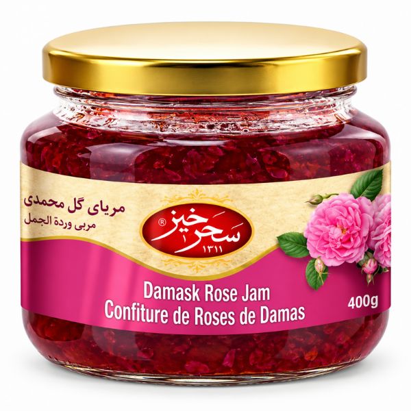Saharkhiz Damask Rose Jam, 400gr