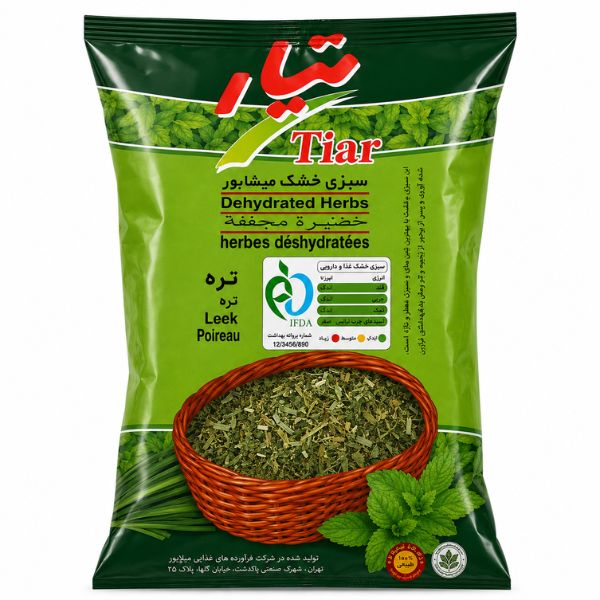 Tiar Légumes Séchés Poireau, 100gr