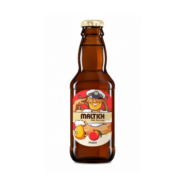 Maltich Peach Malt, 250cc