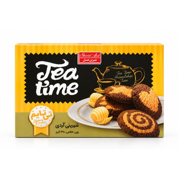 Shirin Asal Tea Time Buttery Cookie, 290gr