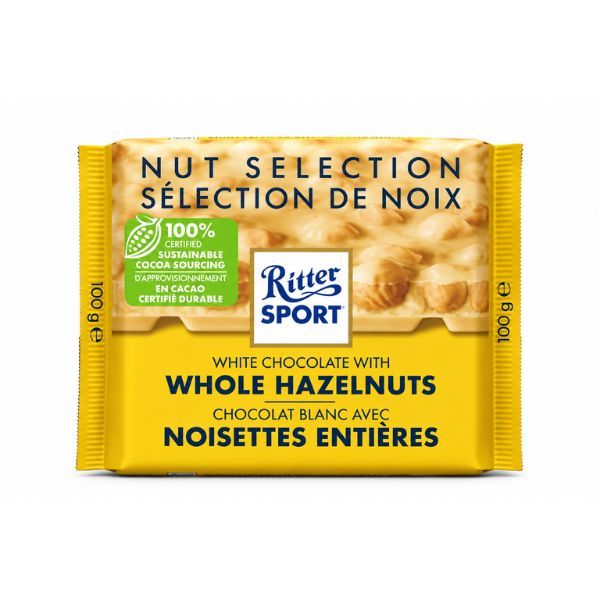 Ritter Sport Noisettes Entières, 100g