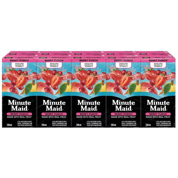Minute Maid Berry Punch 200mL (10 Packs)