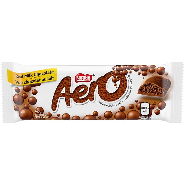 NESTLÉ® AERO® Milk Chocolate Bar, 42g (Pack of 4)
