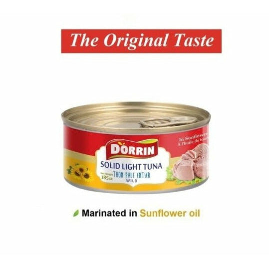 Dorrin Canned Tuna In Sunflower Oil 185 gr