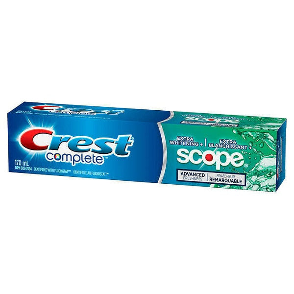 Crest Complete Plus Scope Advanced Active Foam Toothpaste 170 mL