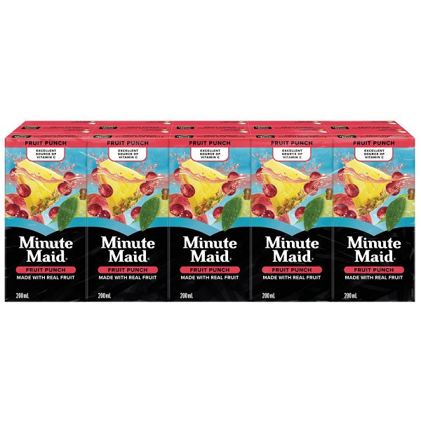 Minute Maid Fruit Punch 200mL (10 Packs)