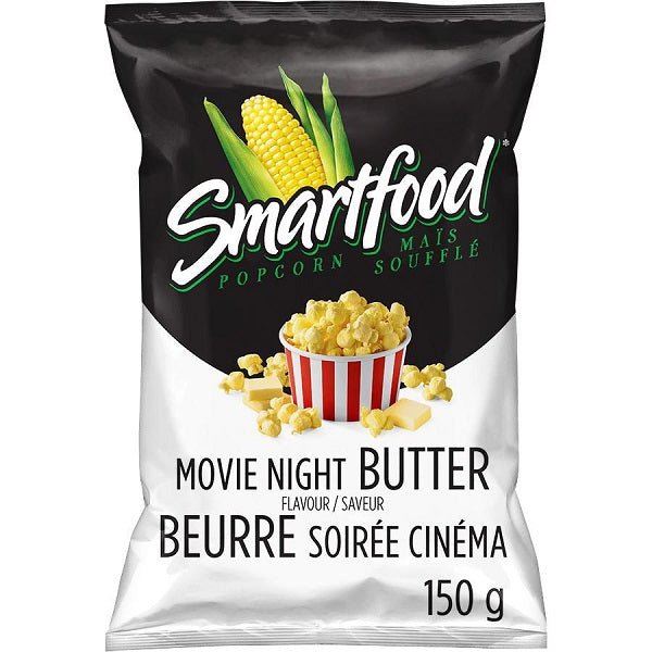 Smartfood Movie Night Butter Flavour Seasoned Popcorn 150 g