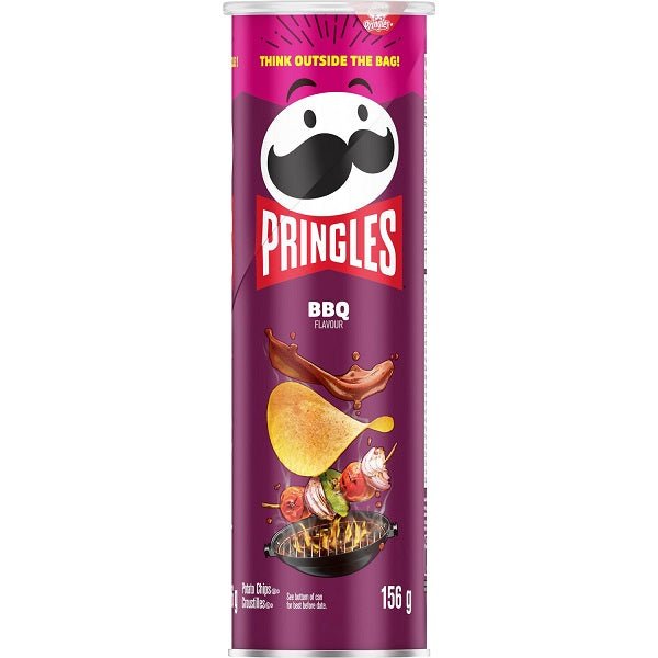 Pringles BBQ Flavour Potato Chips 156 g