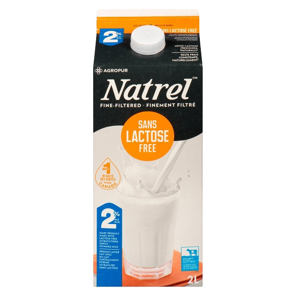 Natrel Lactose-Free 2% Milk, 2L