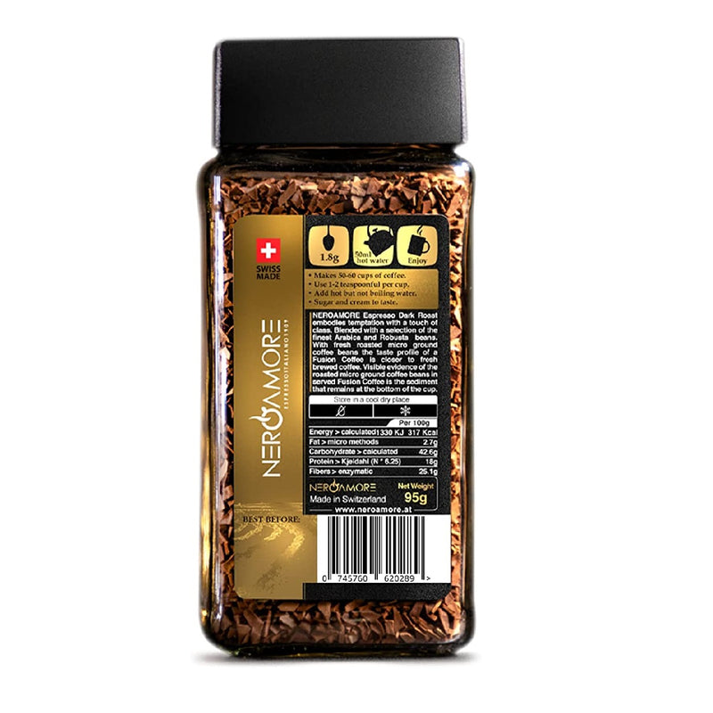 Nero Amore Instant Coffee Gold Espresso, 95g