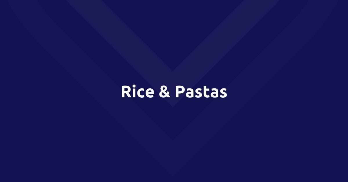 Rice & Pastas - Vicinity Mart