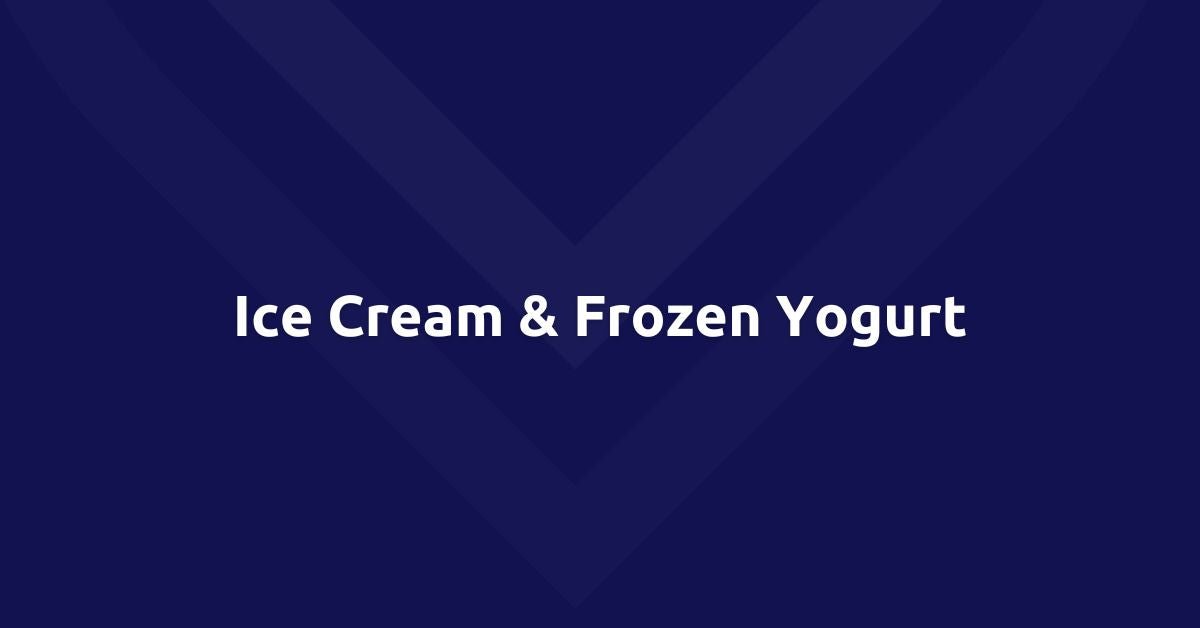 Ice Cream & Frozen Yogurt - Vicinity Mart