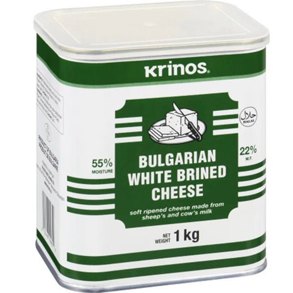 Krinos Bulgarian White Brined Cheese, 1kg