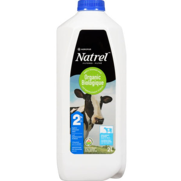 Natrel 2% Organic Partly Skimmed Milk ,Jug, 2L