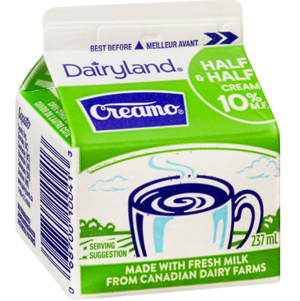 Dairyland 10% Half & Half Cream, 237ml