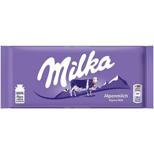 Milka Chocolate Alpen Milk, 100gr