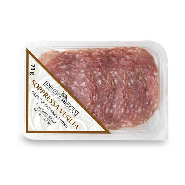 Preferisco Salami Sopressa Veneta Sliced, 70gr