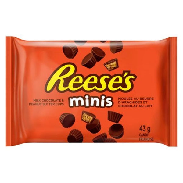 Reese's Minis Chocolate & Peanut Cups, 43gr