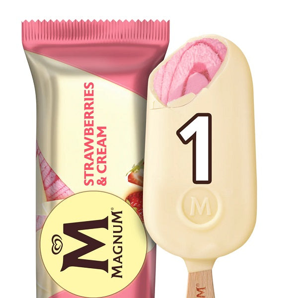 Magnum Strawberry & Cream Ice Cream Bar