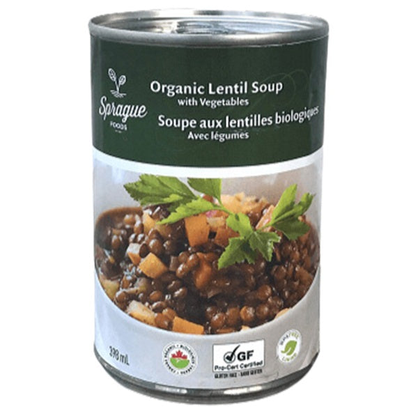 Sprague Organic Lentil Soup 398g