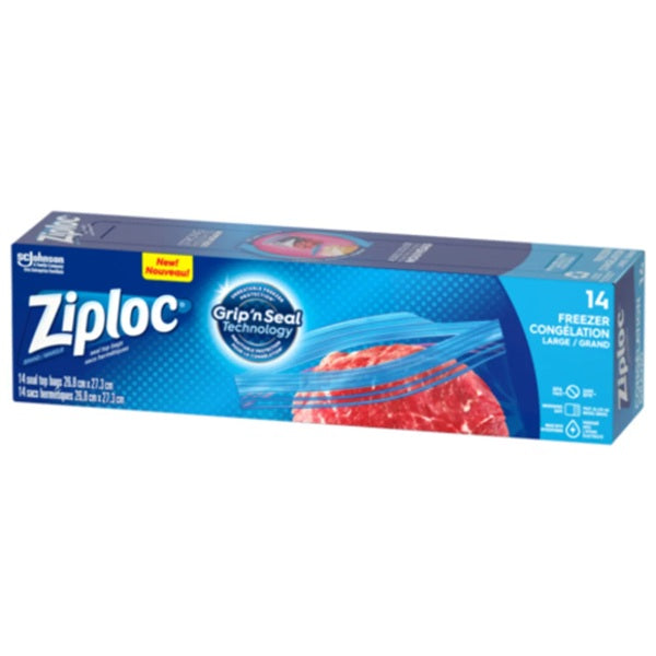 Ziploc Bag Freezer Large, 14pcs