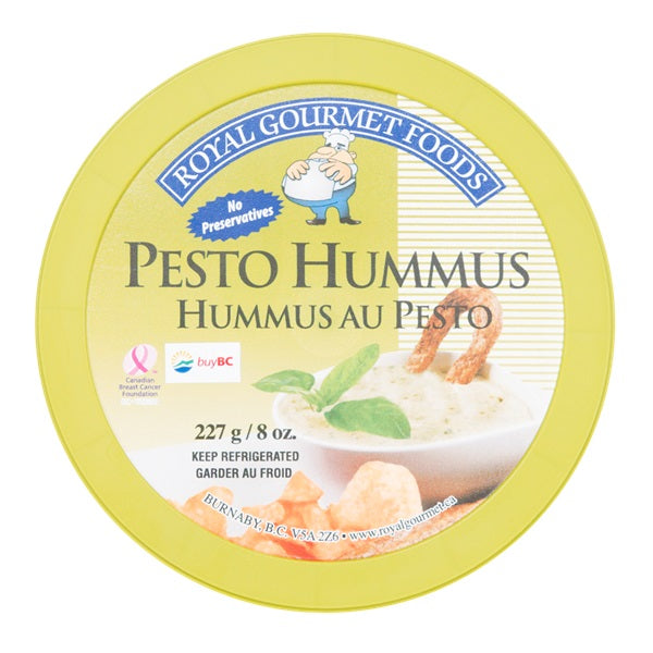 Royal Gourmet Foods Hummus Pesto, 227gr