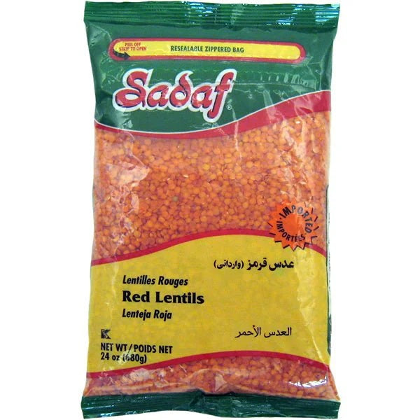 Sadaf Red Lentils, 680gr