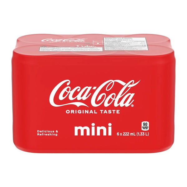 Coca-Cola Original Mini, 6*222ml