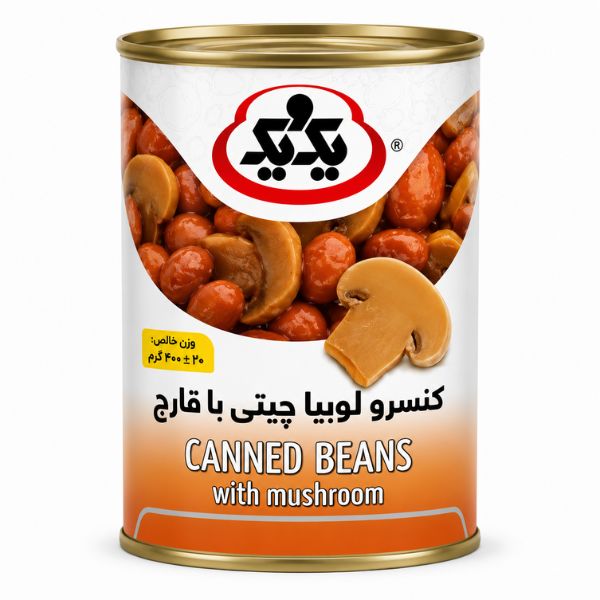 1&1 Baked Beans with Mushrooms Canned, 410gr