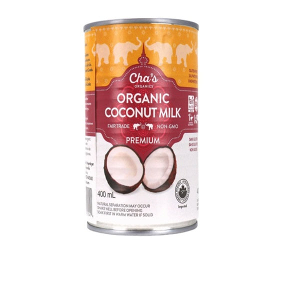 Cha's Organics Organic Coconut Milk, 400ml