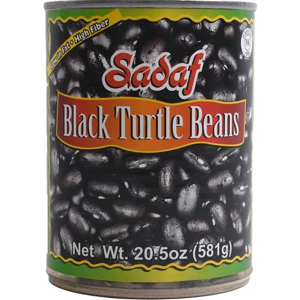 Sadaf Black Turtle Beans, 581gr